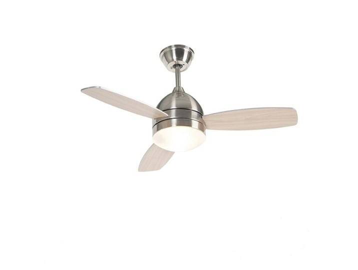 Deckenventilator Stahl 96cm mit Fernbedienung - Rotar von Qazqa