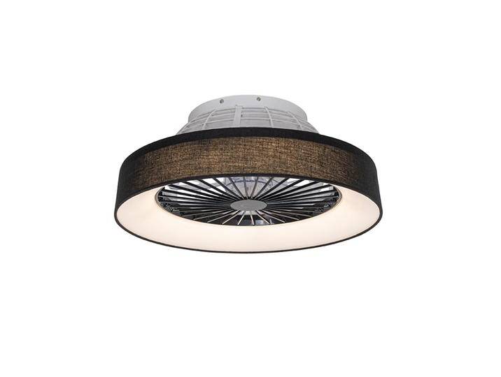 Deckenventilator schwarz 47cm inkl. LED Dimmbar mit Fernbedienung Deckenventilator schwarz 47cm inkl. LED Dimmbar mit Fernbedienung von Qazqa
