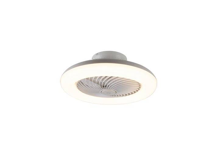 Deckenventilator weiß 55,5 cm inkl. LED Dimmbar mit Fernbedienung Deckenventilator weiß 55,5 cm inkl. LED Dimmbar mit Fernbedienung von Qazqa