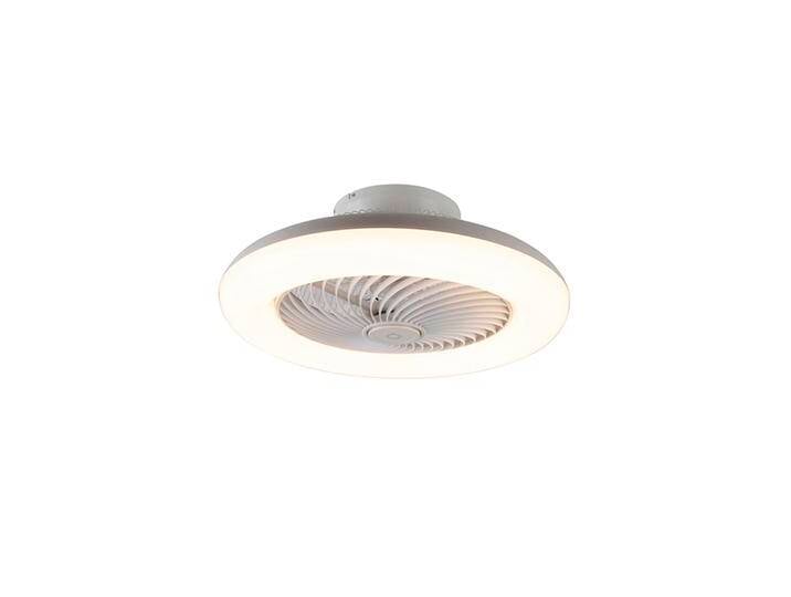 Deckenventilator weiß 55,5 cm inkl. LED Dimmbar mit Fernbedienung von Qazqa