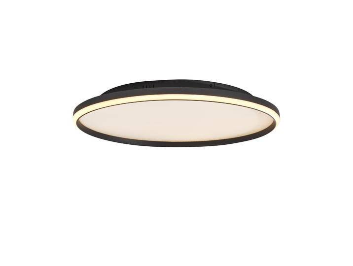 Design-Deckenleuchte Schwarz mit Weiß inkl. LED 3-Stufen-Dimmbar Design-Deckenleuchte Schwarz mit Weiß inkl. LED 3-Stufen-Dimmbar von Qazqa