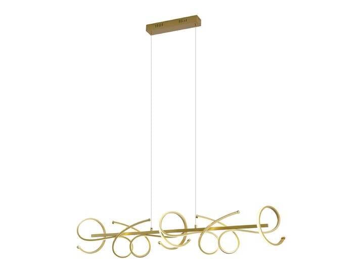 Design-Pendelleuchte Gold Rechteckig 3-Stufen-Dimmbar - von Qazqa