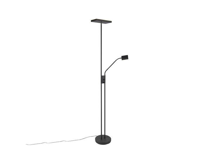 Design-Uplighter Jazzy mit Leselampe eckig schwarz Design-Uplighter Jazzy mit Leselampe eckig schwarz von Qazqa