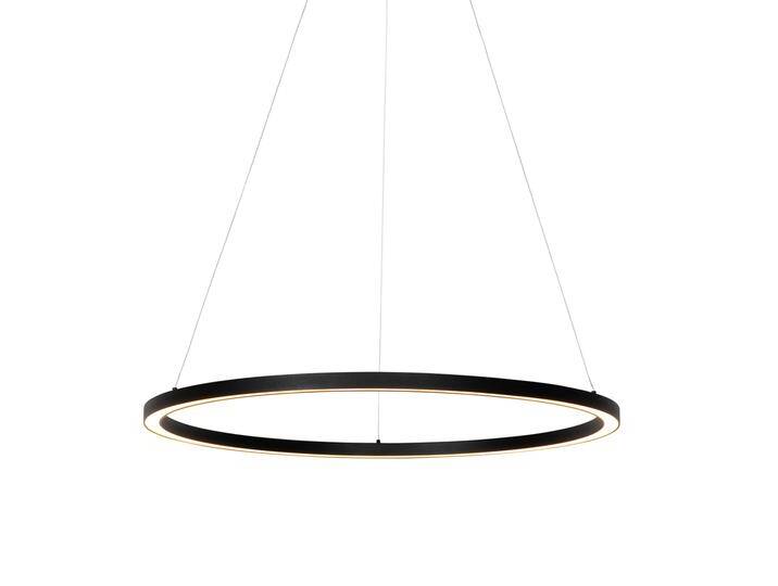 Hängelampe schwarz 80 cm inkl. LED 3-stufig dimmbar - Girello von Qazqa