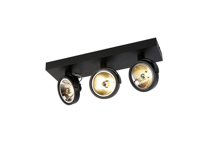 Industrie-Spot schwarz verstellbar 3-flammig - Go Industrie-Spot schwarz verstellbar 3-flammig - Go von Qazqa