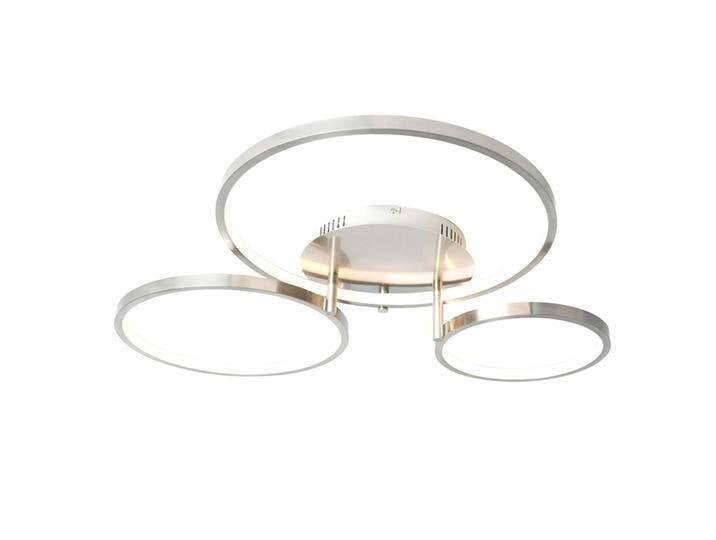 Moderne Deckenleuchte aus Stahl inkl. LED und Dimmer - Rondas Moderne Deckenleuchte aus Stahl inkl. LED und Dimmer - Rondas von Qazqa