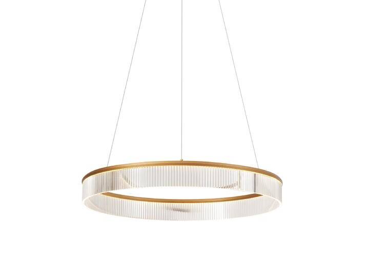 Moderne Hängelampe Messing 78cm inkl. LED 3-Stufen-Dimmbar - Moderne Hängelampe Messing 78cm inkl. LED 3-Stufen-Dimmbar - von Qazqa