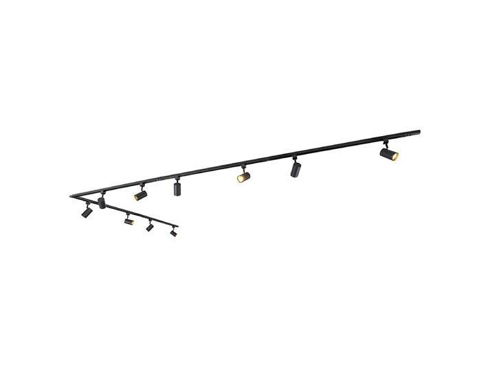 Modernes 1-Phasen-Schienensystem mit 10 Spots schwarz - Jeana von Qazqa