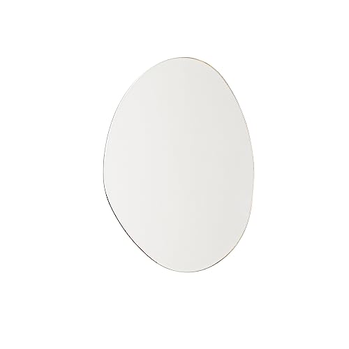 QAZQA - Design Bad I Badezimmerspiegel 40 cm inkl. LED IP44 - Biba Touch-funktion Dimmer I Dimmbar - Glas Organisch - I LED von Qazqa