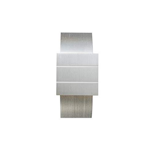 Qazqa - Design Moderne Aluminium-Wandleuchte mit Lichteffekt - Amy I Wohnzimmer I Schlafzimmer I Up I Down - Würfel I Länglich - LED geeignet G9 von Qazqa
