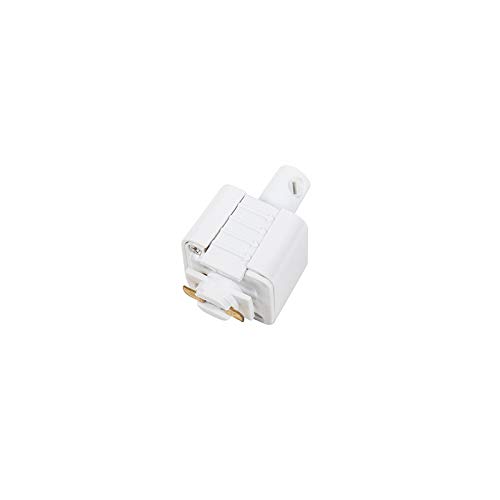 QAZQA - Pendelleuchte I Pendellampe I Hängelampe I Pendellampe I Pendelleuchte I Lampe I Leuchtenadapter für 1-phasiges Schienensystem Komplettset I Spotlight I Deckenspot I Deckenstrahler I Strahler von Qazqa