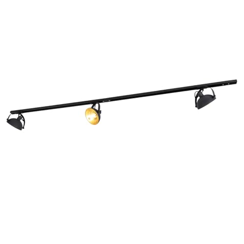 QAZQA - Modern 1-Phasen-Schienensystem Komplettset I Spotlight I Deckenspot I Deckenstrahler I Strahler mit 3-flammig Spotbalken Spot I Spotlight I Deckenspot I Deckenstrahler I Strahler I Lampe I Leu QAZQA - Modern 1-Phasen-Schienensystem Komplettset I Spotlight I Deckenspot I Deckenstrahler I Strahler mit 3-flammig Spotbalken Spot I Spotlight I Deckenspot I Deckenstrahler I Strahler I Lampe I Leu von Qazqa