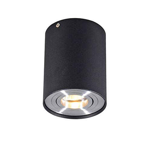 QAZQA - Modern 6er-Set DeckenaufbauWand Spot I Spotlight I Deckenspot I Deckenstrahler I Strahler I Lampe I Leuchte dunkelgrau - Rondoo Up I Wohnzimmer I Schlafzimmer - Aluminium Zylinder - LED geeign QAZQA - Modern 6er-Set DeckenaufbauWand Spot I Spotlight I Deckenspot I Deckenstrahler I Strahler I Lampe I Leuchte dunkelgrau - Rondoo Up I Wohnzimmer I Schlafzimmer - Aluminium Zylinder - LED geeign von Qazqa