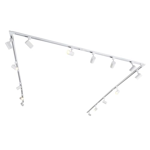 QAZQA - Modern Modernes 1-phasiges Schienensystem Komplettset I Spotlight I Deckenspot I Deckenstrahler I Strahler mit 15 Spot I Spotlight I Deckenspot I Deckenstrahler I Strahler I Lampe I Leuchten w QAZQA - Modern Modernes 1-phasiges Schienensystem Komplettset I Spotlight I Deckenspot I Deckenstrahler I Strahler mit 15 Spot I Spotlight I Deckenspot I Deckenstrahler I Strahler I Lampe I Leuchten w von Qazqa