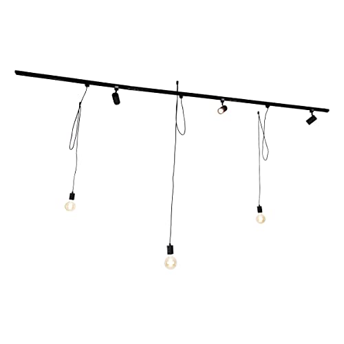 QAZQA - Modern Smart-Schienensystem Komplettset I Spotlight I Deckenspot I Deckenstrahler I Strahler schwarz 3-flammig Spotbalken Spot I Spotlight I Deckenspot I Deckenstrahler I Strahler I Lampe I Le QAZQA - Modern Smart-Schienensystem Komplettset I Spotlight I Deckenspot I Deckenstrahler I Strahler schwarz 3-flammig Spotbalken Spot I Spotlight I Deckenspot I Deckenstrahler I Strahler I Lampe I Le von Qazqa