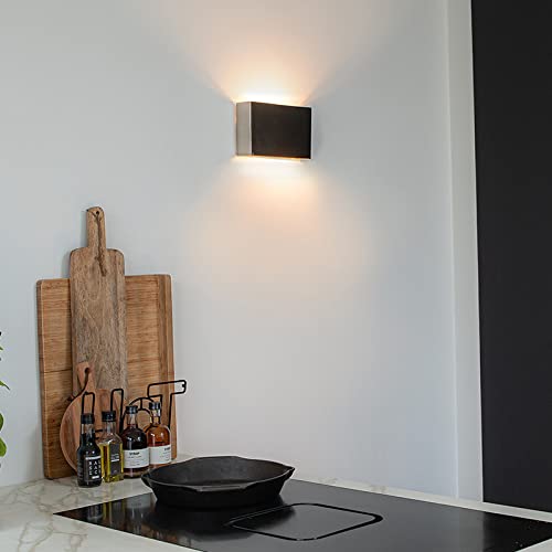 Qazqa - Moderne Wandleuchte Stahl I Silber I nickel matt - OtanI 2-flammig I Wohnzimmer I Schlafzimmer - Aluminium Rechteckig - LED geeignet G9 von Qazqa