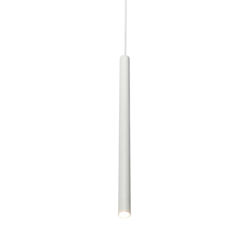 QAZQA - Moderne weiße Hängelampe I Pendellampe I Pendelleuchte für 1-phasiges Schienensystem Komplettset I Spotlight I Deckenspot I Deckenstrahler I Strahler - Iconic Frini I Wohnzimmer I Schlafzimmer von Qazqa
