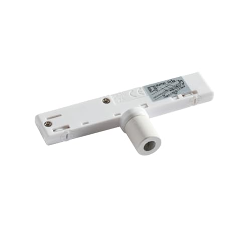 QAZQA - Pendelleuchte I Pendellampe I Hängelampe I Pendellampe I Pendelleuchte I Lampe I Leuchtenadapter Schiene weiß 1-phasig - Slimline - Kunststoff - LED geeignet von Qazqa
