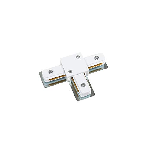 QAZQA - T-Verbinder für 1-phasige Schiene weiß - Iconic - - LED geeignet von Qazqa