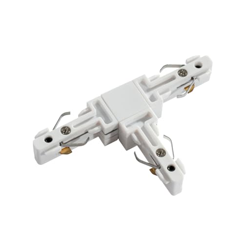 QAZQA - T-Verbinder weiß 1-phasig - Slimline - Kunststoff - LED geeignet von Qazqa