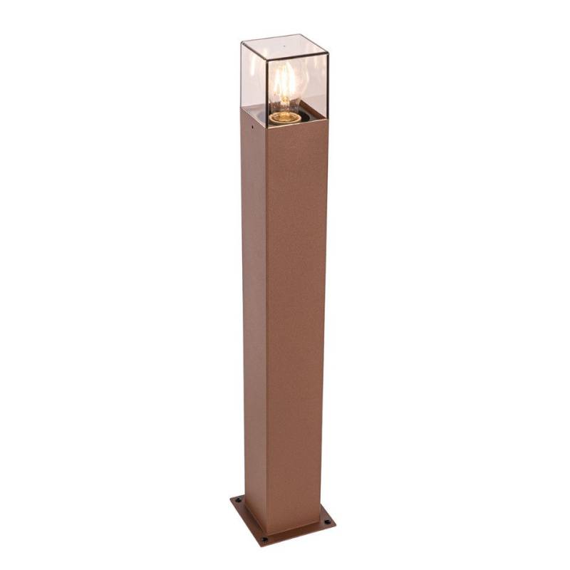 Qazqa Außen-Stehlampe Denmark, LED wechselbar, E27, Rostbraun, Industrie, Aluminium, 1-flammig von Qazqa