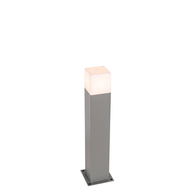 Qazqa Außen-Stehlampe Denmark, ohne Leuchtmittel, E27, Grau, Modern, Aluminium, 1-flammig von Qazqa