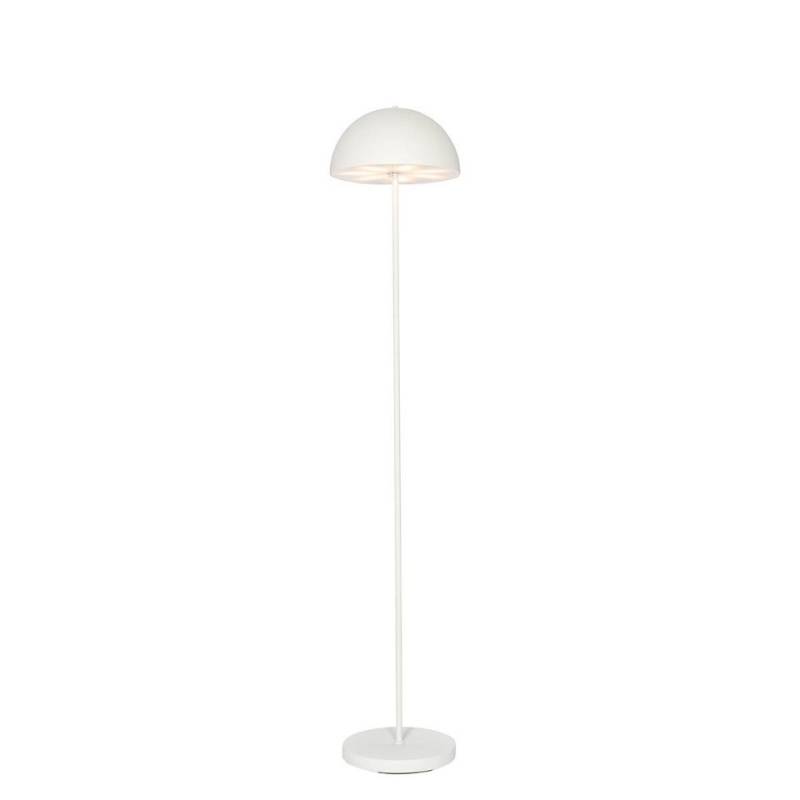 Qazqa Außen-Stehlampe Keira, LED fest integriert, (nicht austauschbare) LED, Weiß, Modern, Kunststoff, 1-flammig von Qazqa