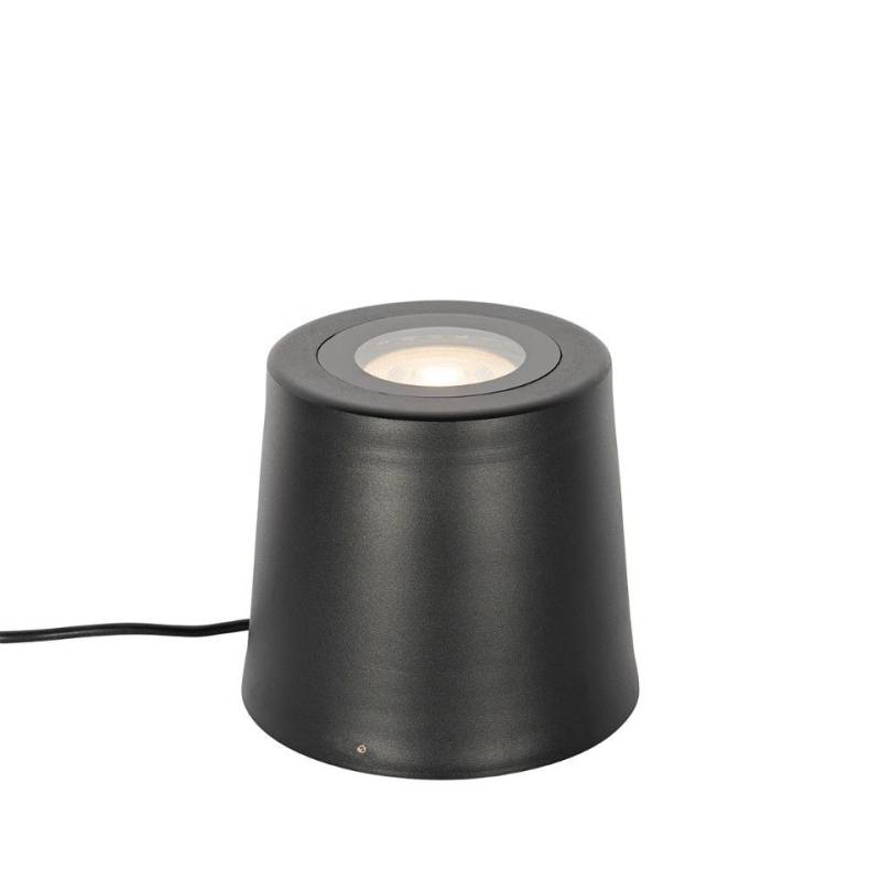Qazqa Außen-Stehlampe Lennard, ohne Leuchtmittel, GU10, Schwarz, Modern, Aluminium, 1-flammig Qazqa Außen-Stehlampe Lennard, ohne Leuchtmittel, GU10, Schwarz, Modern, Aluminium, 1-flammig von Qazqa