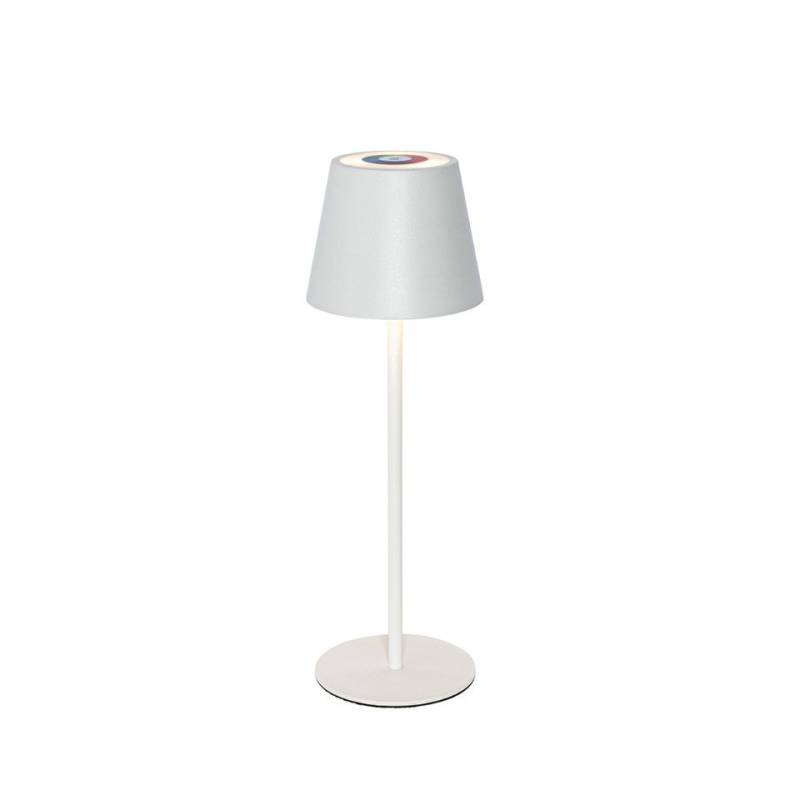 Qazqa Außen-Stehlampe Murdock, LED fest integriert, (nicht austauschbare) LED, Weiß, Modern, Stahl, 1-flammig Qazqa Außen-Stehlampe Murdock, LED fest integriert, (nicht austauschbare) LED, Weiß, Modern, Stahl, 1-flammig von Qazqa