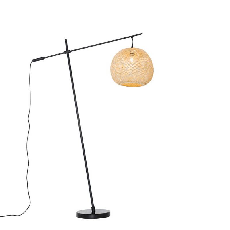 Qazqa Außen-Stehlampe Rafael, ohne Leuchtmittel, E27, Naturel, Orientalisch, Bamboo, 1-flammig Qazqa Außen-Stehlampe Rafael, ohne Leuchtmittel, E27, Naturel, Orientalisch, Bamboo, 1-flammig von Qazqa