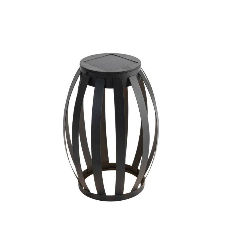 Qazqa Außen-Stehlampe Sheldon, LED fest integriert, (nicht austauschbare) LED, Schwarz, Modern, Stahl, 1-flammig von Qazqa