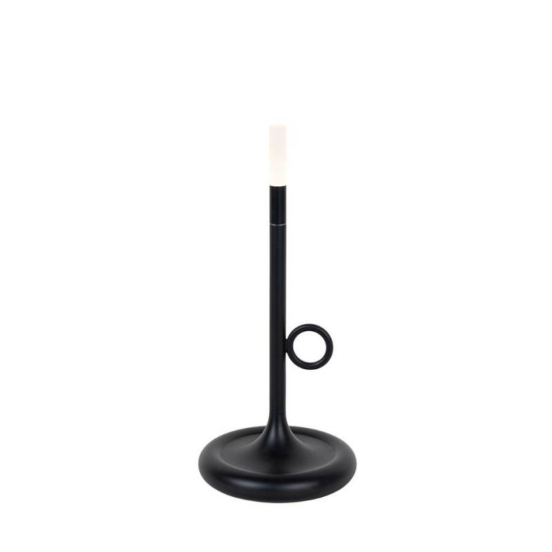 Qazqa Außen-Stehlampe Sjarel, LED fest integriert, (nicht austauschbare) LED, Schwarz, Design, Aluminium, 1-flammig von Qazqa