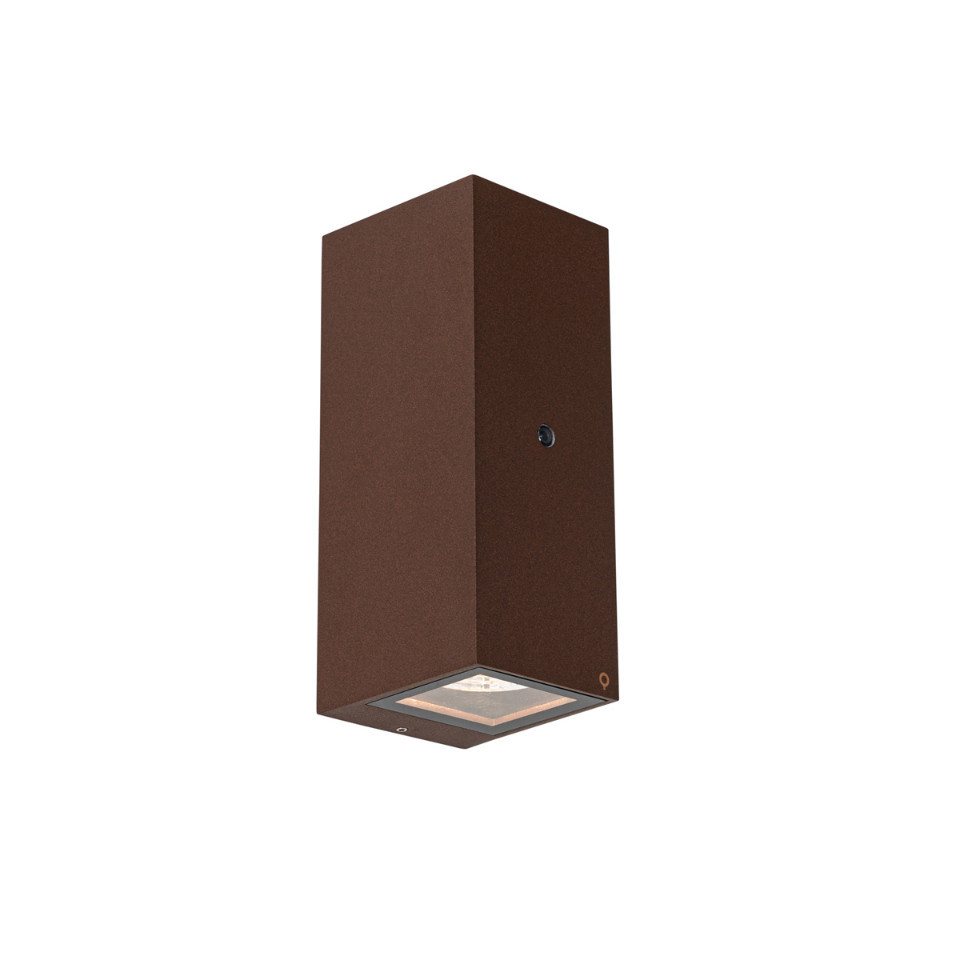 Qazqa Außen-Wandleuchte Baleno, ohne Leuchtmittel, GU10, Rostbraun, Industrie, Aluminium, 2-flammig Qazqa Außen-Wandleuchte Baleno, ohne Leuchtmittel, GU10, Rostbraun, Industrie, Aluminium, 2-flammig von Qazqa