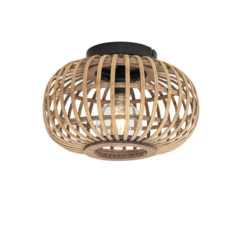 Qazqa Deckenleuchte Amira, ohne Leuchtmittel, E27, Naturel, Orientalisch, Bamboo, 1-flammig von Qazqa