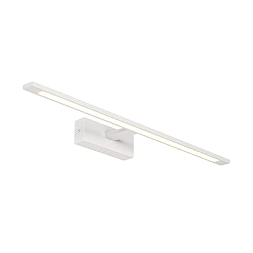 Qazqa - Design Bad I Badezimmer Wandleuchte weiß 62 cm inkl. LED IP44 - Jerre - Stahl Länglich - I LED Qazqa - Design Bad I Badezimmer Wandleuchte weiß 62 cm inkl. LED IP44 - Jerre - Stahl Länglich - I LED von Qazqa