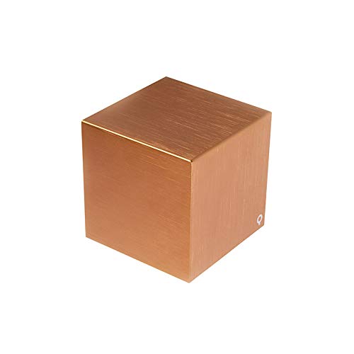 Qazqa - Design Moderne Wandleuchte Kupfer mit Lichteffekt - Cube I Wohnzimmer I Schlafzimmer - Aluminium Würfel - LED geeignet G9 Qazqa - Design Moderne Wandleuchte Kupfer mit Lichteffekt - Cube I Wohnzimmer I Schlafzimmer - Aluminium Würfel - LED geeignet G9 von Qazqa