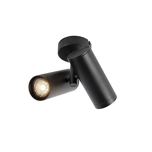 QAZQA - Design Spot I Spotlight I Deckenspot I Deckenstrahler I Strahler I Lampe I Leuchte schwarz 2-flammig-flammig - Scopio Honey I Wohnzimmer I Schlafzimmer - Aluminium Rund - LED geeignet GU10 QAZQA - Design Spot I Spotlight I Deckenspot I Deckenstrahler I Strahler I Lampe I Leuchte schwarz 2-flammig-flammig - Scopio Honey I Wohnzimmer I Schlafzimmer - Aluminium Rund - LED geeignet GU10 von Qazqa