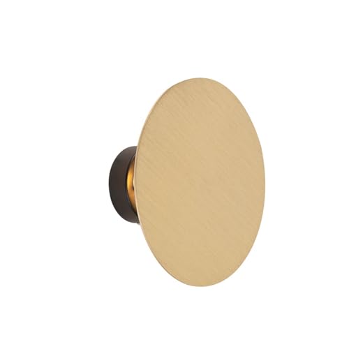Qazqa - Design Wandleuchte Gold I Messing Verstellbar - PulleyI 2-flammig I Wohnzimmer I Schlafzimmer - Stahl Rund - LED geeignet G9 Qazqa - Design Wandleuchte Gold I Messing Verstellbar - PulleyI 2-flammig I Wohnzimmer I Schlafzimmer - Stahl Rund - LED geeignet G9 von Qazqa