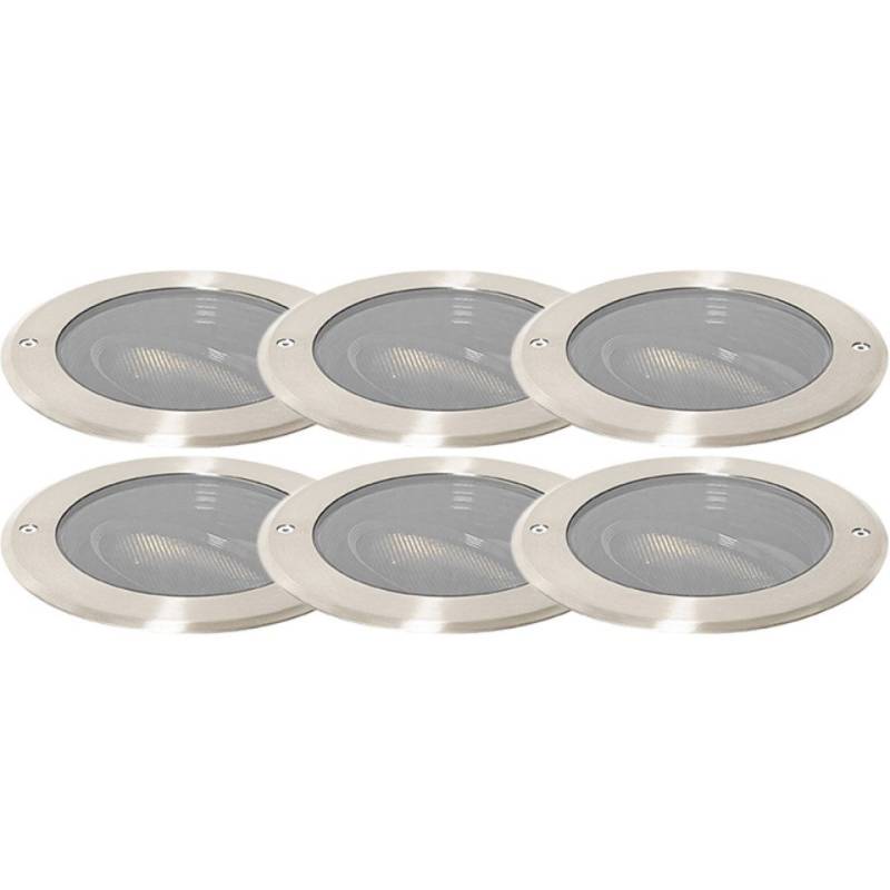 Qazqa Gartenstrahler Delux honey, ohne Leuchtmittel, GU10, Stahl, Modern, Aluminium, 1-flammig Qazqa Gartenstrahler Delux honey, ohne Leuchtmittel, GU10, Stahl, Modern, Aluminium, 1-flammig von Qazqa