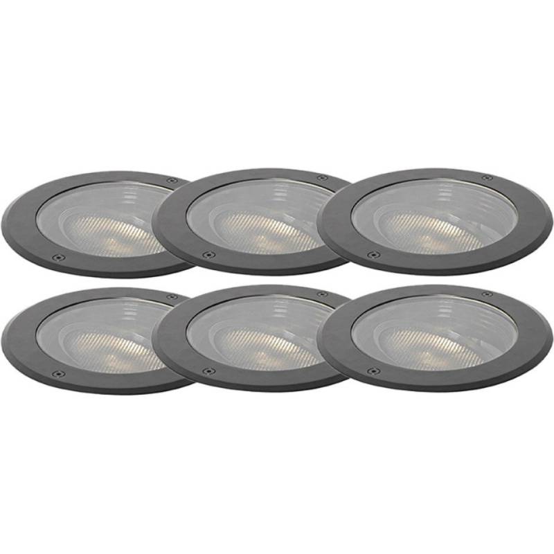 Qazqa Gartenstrahler Delux honey, ohne Leuchtmittel, GU10, Schwarz, Modern, Aluminium, 1-flammig Qazqa Gartenstrahler Delux honey, ohne Leuchtmittel, GU10, Schwarz, Modern, Aluminium, 1-flammig von Qazqa