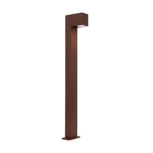 Qazqa - Industrie I Vintage I Industrie I Vintage I Steh-Außenleuchte I Sockelleuchte Rostbraun 80 cm IP44 - Baleno I Außenbeleuchtung - Aluminium Länglich - LED geeignet GU10 von Qazqa