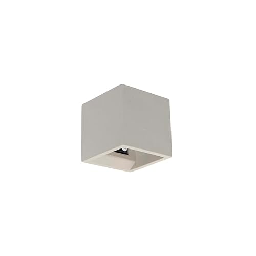 Qazqa - Industrie I Vintage I Industrie I Vintage I Wandleuchte Beton mit Lichteffekt - Box I Wohnzimmer I Schlafzimmer - SteinI Quadratisch - LED geeignet G9 Qazqa - Industrie I Vintage I Industrie I Vintage I Wandleuchte Beton mit Lichteffekt - Box I Wohnzimmer I Schlafzimmer - SteinI Quadratisch - LED geeignet G9 von Qazqa
