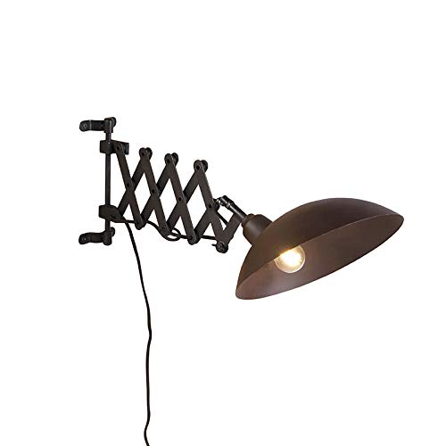Qazqa - Industrie I Vintage I Industrie I Vintage I Wandleuchte Bronze mit Schwarz - Tyne I Wohnzimmer I Schlafzimmer - Stahl Länglich - LED geeignet E27 Qazqa - Industrie I Vintage I Industrie I Vintage I Wandleuchte Bronze mit Schwarz - Tyne I Wohnzimmer I Schlafzimmer - Stahl Länglich - LED geeignet E27 von Qazqa