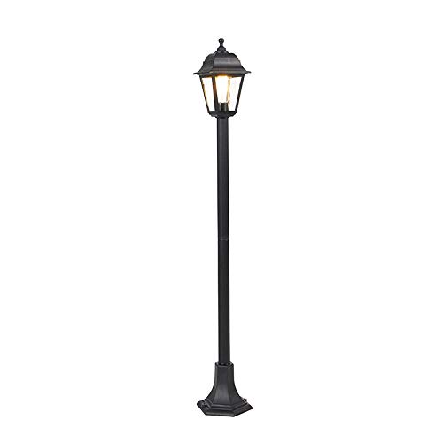 Qazqa - Klassisch I Antik Klassische Laterne schwarz 122 cm - Hauptstadt I Außenbeleuchtung - Kunststoff Länglich - LED geeignet E27 Qazqa - Klassisch I Antik Klassische Laterne schwarz 122 cm - Hauptstadt I Außenbeleuchtung - Kunststoff Länglich - LED geeignet E27 von Qazqa