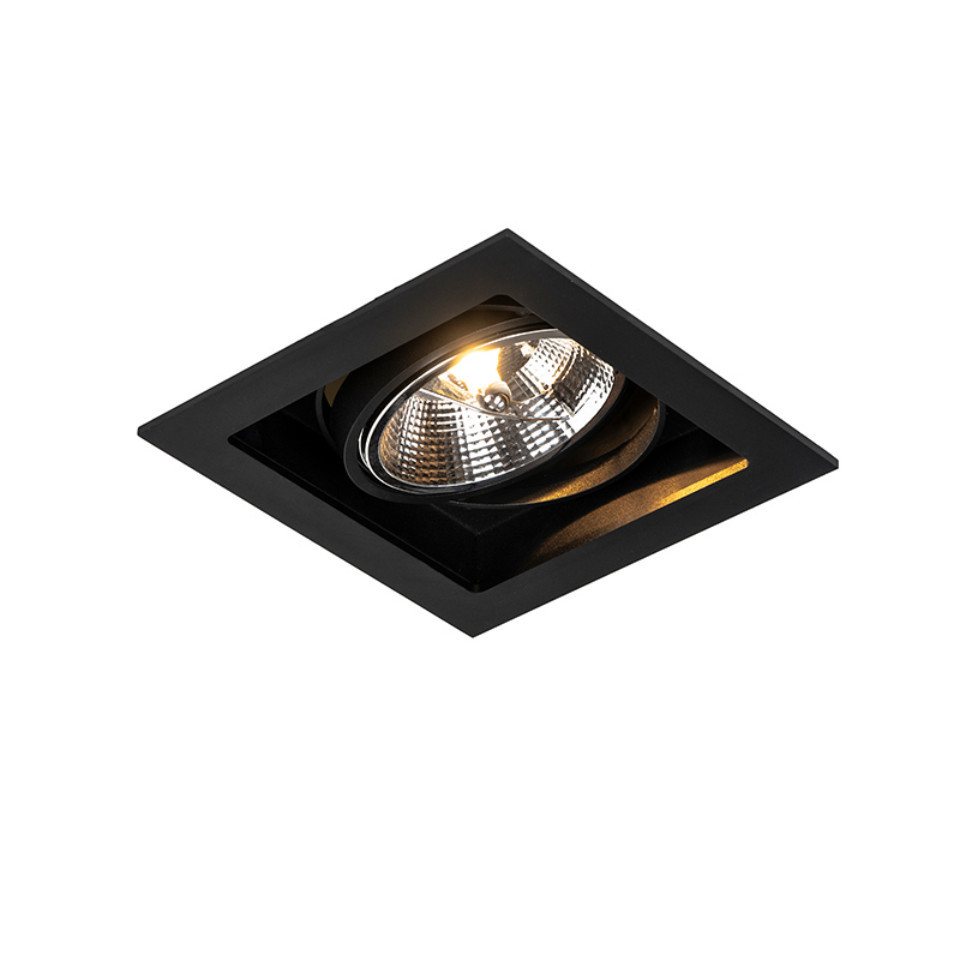Qazqa LED Einbaustrahler Artemis, ohne Leuchtmittel, GU10, Schwarz, Modern, Aluminium, 1-flammig Qazqa LED Einbaustrahler Artemis, ohne Leuchtmittel, GU10, Schwarz, Modern, Aluminium, 1-flammig von Qazqa