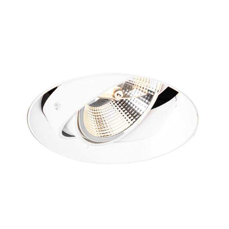 Qazqa LED Einbaustrahler Oneon trimless, ohne Leuchtmittel, GU10, Weiß, Modern, Aluminium, 1-flammig Qazqa LED Einbaustrahler Oneon trimless, ohne Leuchtmittel, GU10, Weiß, Modern, Aluminium, 1-flammig von Qazqa