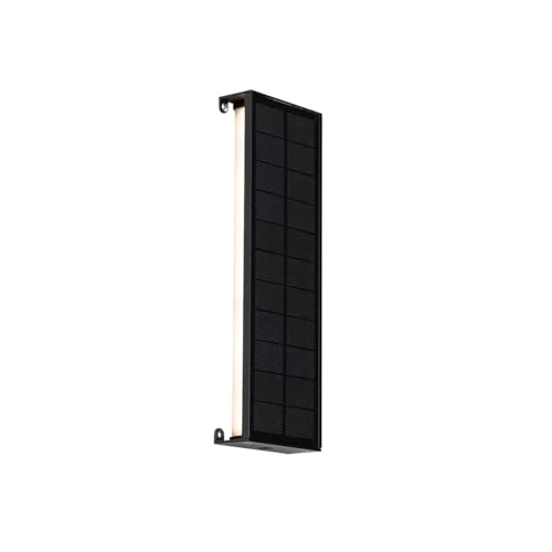Qazqa - Modern Außen Wandleuchte schwarz 30 cm inkl. LED 4-stufig dimmbar mit Solar - Serena Dimmer I Dimmbar I Außenbeleuchtung - Aluminium Länglich - I LED Qazqa - Modern Außen Wandleuchte schwarz 30 cm inkl. LED 4-stufig dimmbar mit Solar - Serena Dimmer I Dimmbar I Außenbeleuchtung - Aluminium Länglich - I LED von Qazqa
