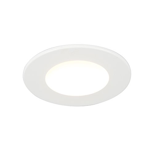 Qazqa - Modern Bad I Badezimmer Einbaustrahler weiß inkl. LED 350 Lumen 3000K 5W IP65 - Blanca I Wohnzimmer I Schlafzimmer - Kunststoff Rund - I LED von Qazqa