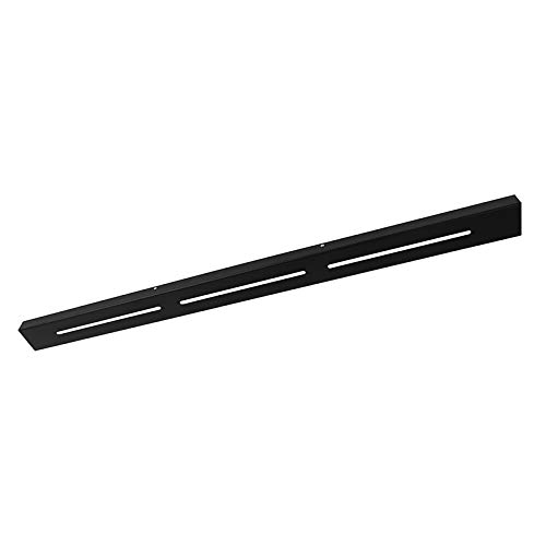 Qazqa - Modern Deckenplatte schwarz 120 cm für 2, 3 oder 5 Hängelampe I Pendellampe I Pendelleuchten - Stahl Länglich - LED geeignet von Qazqa