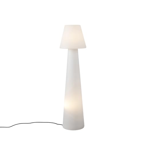Qazqa - Modern Design-AußenStehleuchte I Stehlampe I Standleuchte I Lampe I Leuchte weiß IP44 - Katrijn I Außenbeleuchtung - Kunststoff Rund - LED geeignet E27 Qazqa - Modern Design-AußenStehleuchte I Stehlampe I Standleuchte I Lampe I Leuchte weiß IP44 - Katrijn I Außenbeleuchtung - Kunststoff Rund - LED geeignet E27 von Qazqa